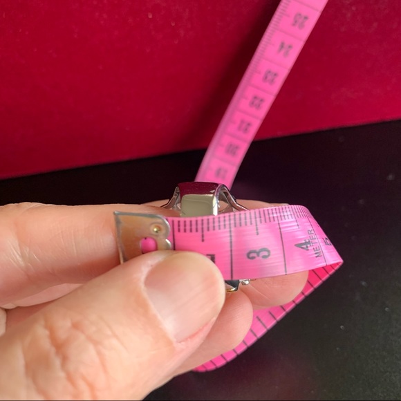 Rare Smokey Quartz Statement Ring Size 6.25/6.5 Stamped 316L SS Stainless Steel - Picture 16 of 17